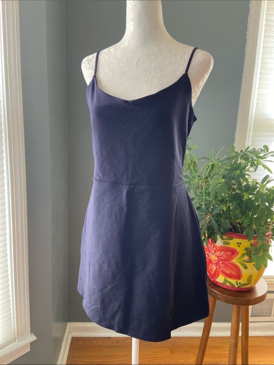 Express Dresses & Skirts - NWT Express Navy Spaghetti Strap Mini Skort Size Large